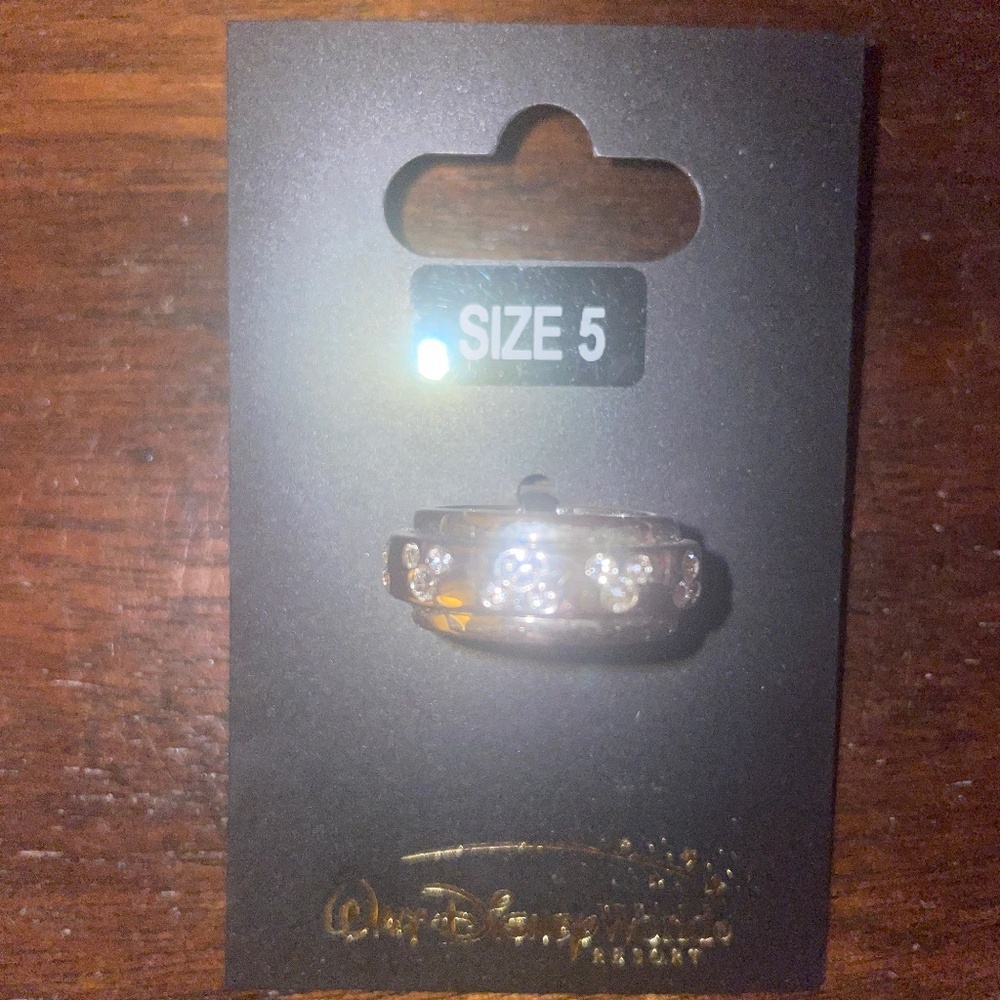 Brand New Disney World Resorts Mickey Mouse Icon Spinner Band Ring